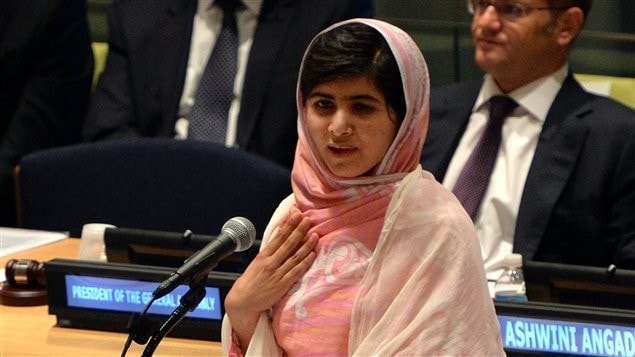 Malala Yousafzaï, militante pour l’accès des jeunes filles à l’éducation. 