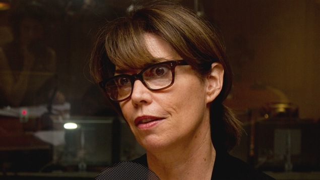 L'artiste Dominique Blain. L'artiste Dominique Blain.
