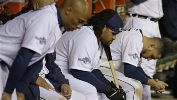L'ambiance n'était pas à la fête chez les Tigers de Detroit, samedi soir.