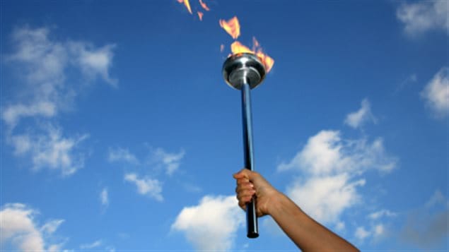 La flamme olympique