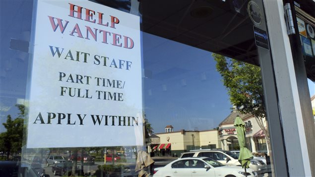 Offre d'emploi dans un restaurant (archives) Photo : PC/AP Photo/Chuck ...