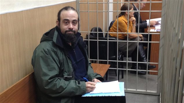 Le Québécois Alexandre Paul, un des militants de Greenpeace arrêtés en Russie.