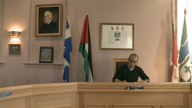 Stéphane Gendron, alors qu'il était maire de Huntingdon Stéphane Gendron, alors qu'il était maire de Huntingdon