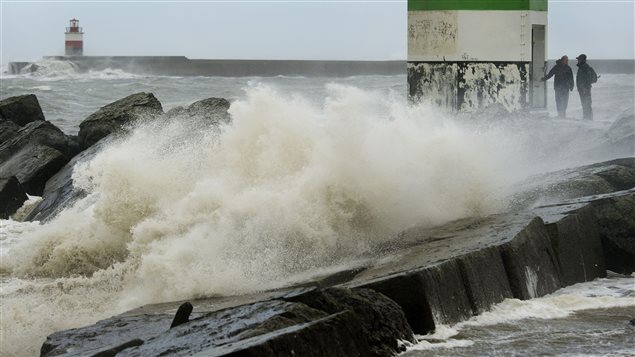 La tempestad llevó a que el Instituto Meteorológico de los Países Bajos activara el “código rojo” en varias regiones del país.               