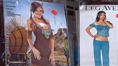 这两款印第安性感女郎服装遭到批评。