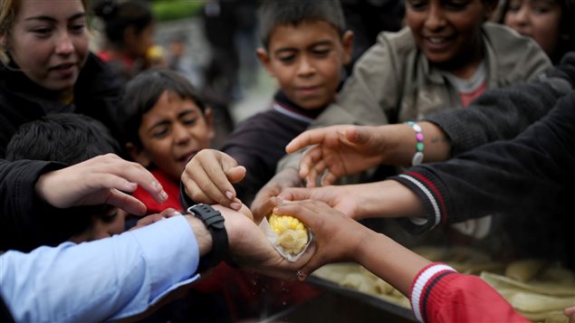  Des enfants syriens réfugiés en Turquie