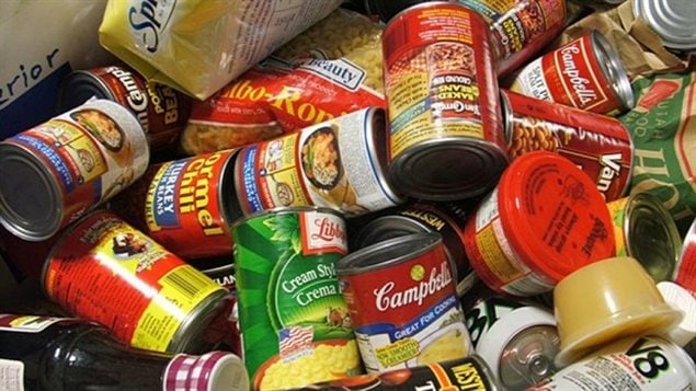 Banque alimentaire.