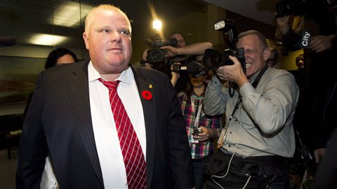 Le maire de Toronto Rob Ford