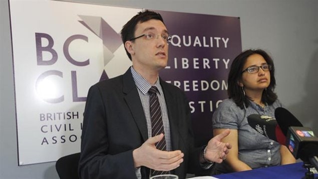 Josh Paterson de l'Association des libertés civiles de la Colombie-Britannique.