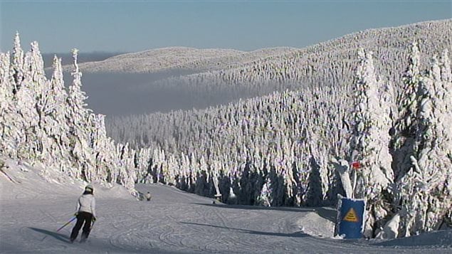 Skieurs à Mont-Tremblant