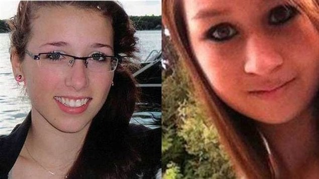 De gauche à droite, Rehtaeh Parsons, du Nouveau-Brunswick et Amanda Todd, de Colombie-Britannique, se sont toutes deux enlevé la vie suite à des cas distincts de cyberintimidation.