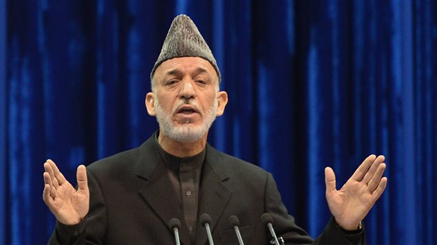 El presidente afgano Hamid Karzaï. 