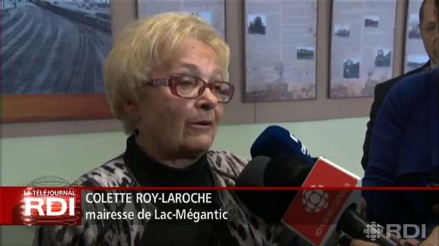 Colette Roy-Laroche, alcaldesa de Lac Megantic.