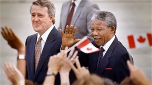 Nelson Mandela and Brian Mulroney