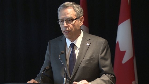 Le ministre des Ressources naturelles du Canada, Joe Oliver. 
