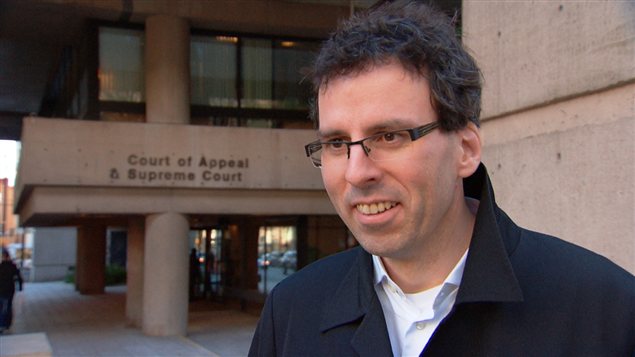 L'avocat Mark Power, en entrevue le 6 décembre 2013.