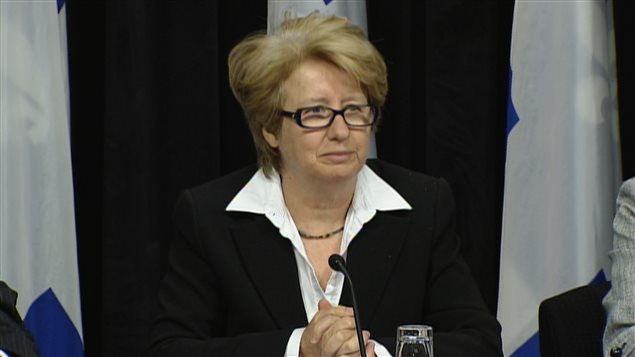 Agnès Maltais, ministre de la Solidarité sociale et ministre responsable de la Régie des rentes du Québec.