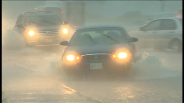 Pluies torrentielles à Toronto en juillet