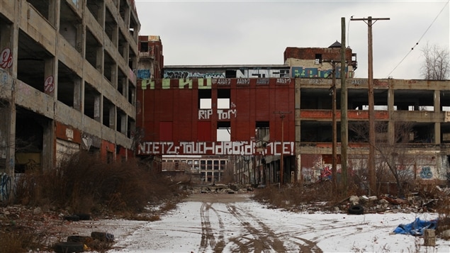 Des bâtiments abandonnés de Détroit Des bâtiments abandonnés de Détroit