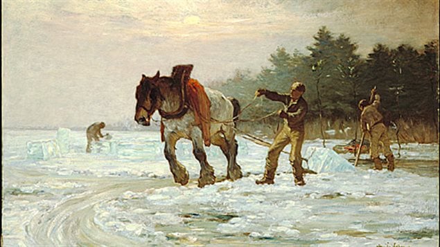 Les coupeurs de glace par Horatio Walker Les coupeurs de glace par Horatio Walker