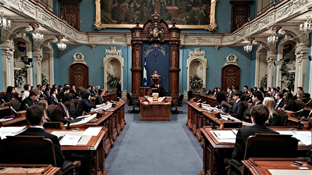 Le Parlement jeunesse du Québec en 2011.