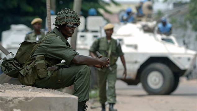 Soldado congolés en Kinshasa (archivo)