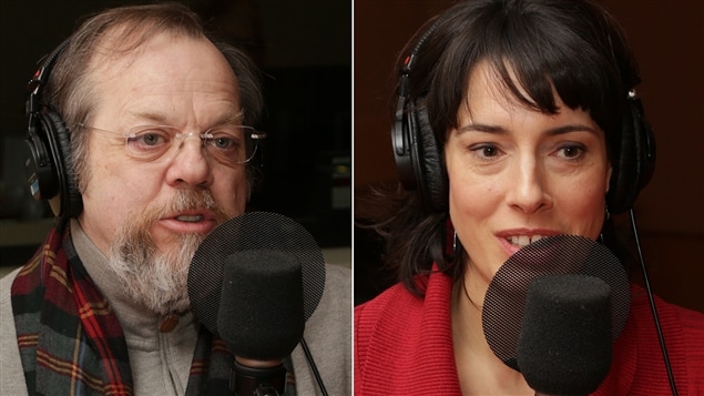 Les comédiens Guy Nadon et Marie-Hélène Thibault Les comédiens Guy Nadon et Marie-Hélène Thibault