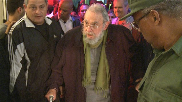 Fidel Castro en una salida en La Habana.