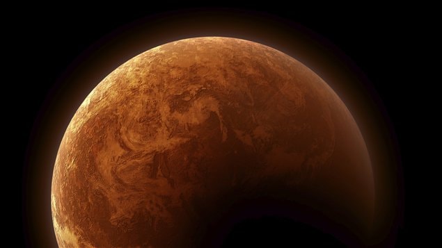 La planète Mars pourrait contenir beaucoup d'eau utile à la survie des humains. 