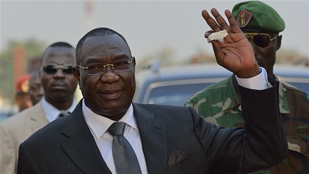 El presidente centroafricano Michel Djotodia antes de viajar a N'Djamena. 