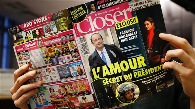 La relación entre el presidente francés y una actriz revelada en la portada de la revista Closer.