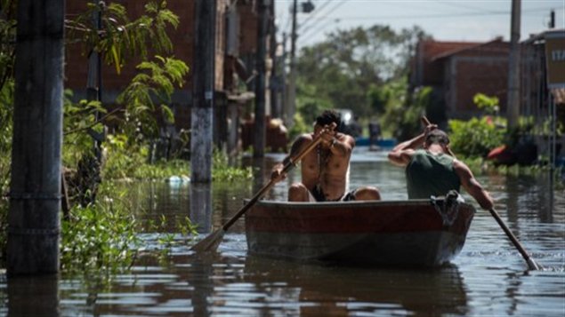 Inundaciones en Brasil