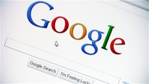 La page d'accueil de Google