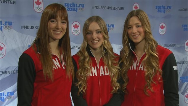 Maxime, Justine et Chloé Dufour-Lapointe