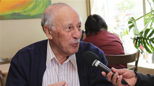 El presidente de Chile Somos Todos, el ex diputado canadiense Osvaldo Nuñez. Esa organización representa a los chilenos que viven en el extranjero. 
