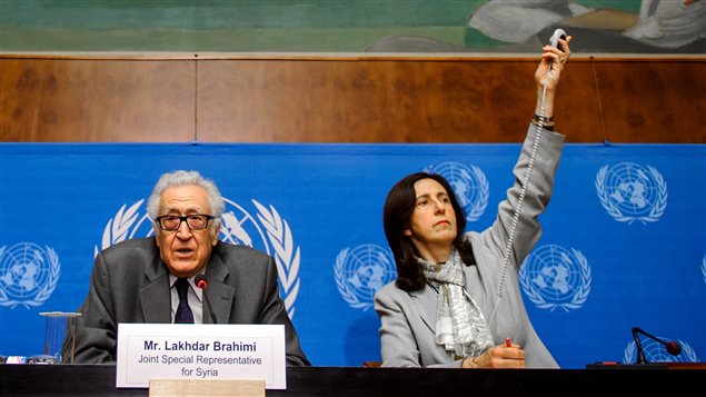 Le médiateur de l'ONU pour la Syrie, Lakhdar Brahimi