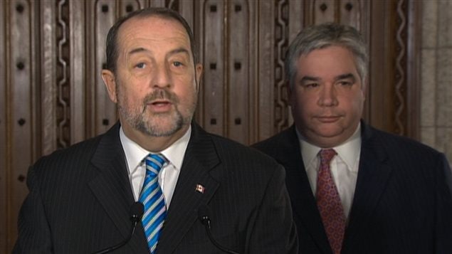 Le ministre fédéral des Transports, Denis Lebel