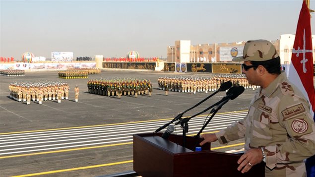 El mariscal Abdel Fattah al-Sissi, jefe del Estado Mayor de las Fuerzas Armadas de Egipto. 