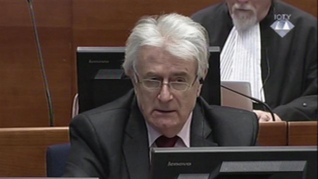 Radovan Karadzic devant le TPIY