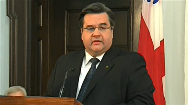 Le maire de Montréal, Denis Coderre