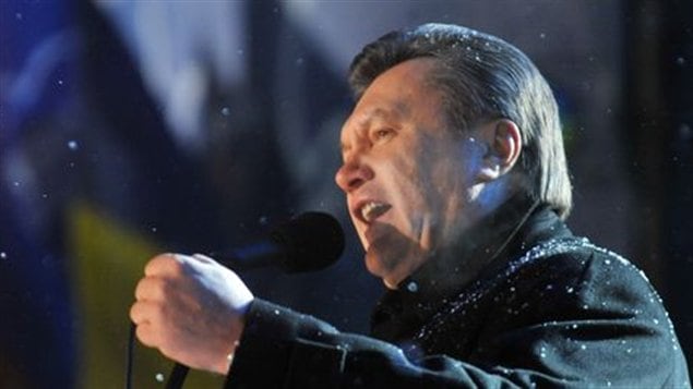Le président ukrainien Viktor Lanoukovitch est officiellement « malade ».