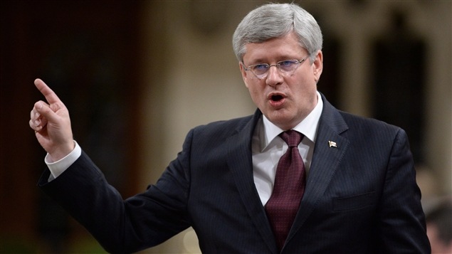 Le premier ministre Stephen Harper à la Chambre des communes, le 29 janvier dernier.