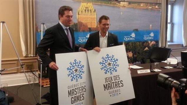 Les prochains Jeux mondiaux des maîtres d'hiver se tiendront à Québec du 31 janvier au 8 février 2015.