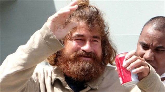 Foto de José Salvador Albarengo, tomada el 3 de febrero de 2014, a su llegada a Majuro, capital de las Islas Marshall.
