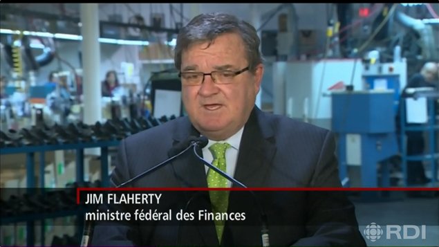 Jim Flaherty, ministro de Finanzas de Canadá.