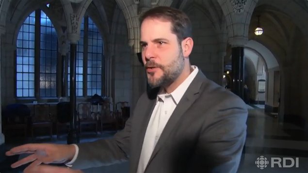 Alexandre Boulerice, diputado del Nuevo Partido Democrático, la oposición oficial en Ottawa.