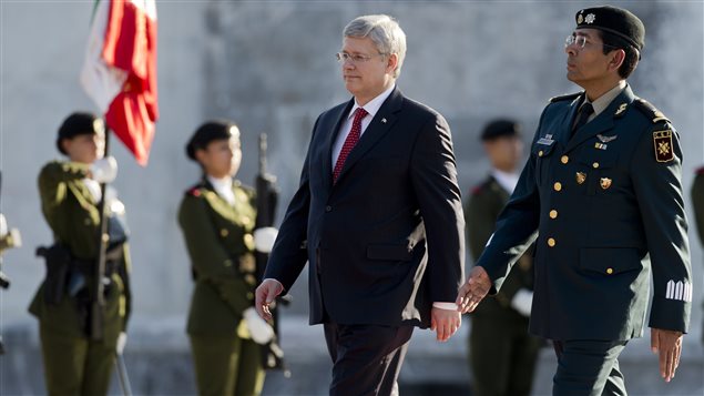 Le premier ministre Harper au Mexique