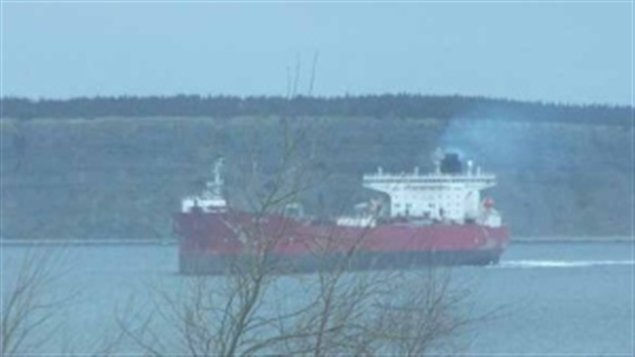  Le pétrolier MV Kometik, propriété de Canship Ugland de Terre-Neuve-et-Labrador. 