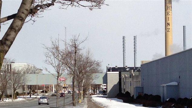 La antigua planta de fabricación de kétchup Heinz en Leamington, Ontario. Cerró sus puertas tras 105 años de actividad.