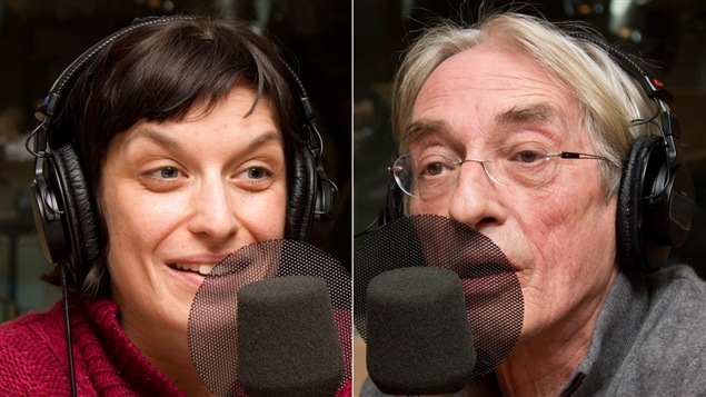 L'artiste multidisciplinaire Emmanuelle Calvé et l'auteur et documentariste Richard Desjardins. L'artiste multidisciplinaire Emmanuelle Calvé et l'auteur et documentariste Richard Desjardins.